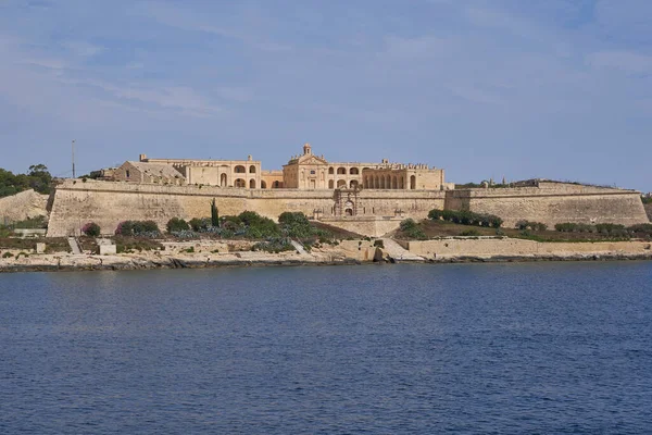 Valletta Malta Giugno 2023 Storico Forte Manoel Visto Dai Merli — Foto Stock