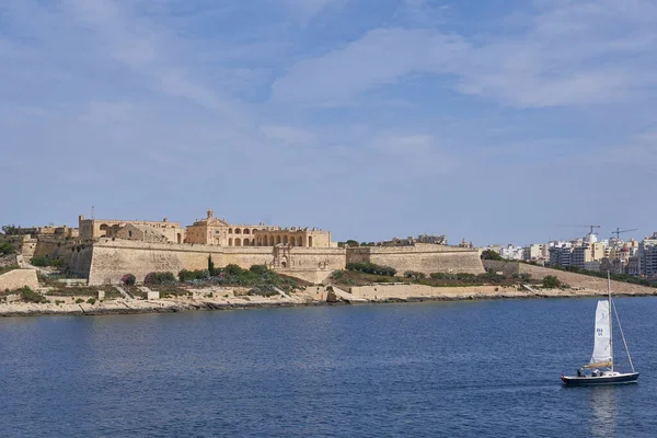 Valetta Malta Juni 2023 Historiska Fortet Manoel Sett Utifrån Valettas — Stockfoto