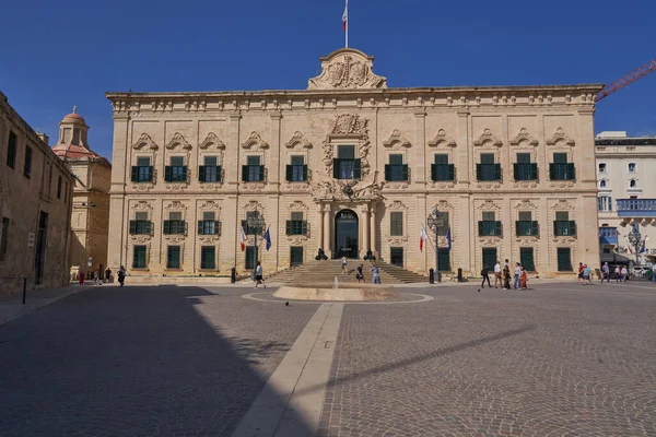 Valetta Malta Junio 2023 Edificios Históricos Dentro Antigua Ciudad Fortificada —  Fotos de Stock