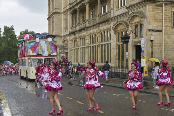 Bath Inghilterra Regno Unito Luglio 2023 Ballerini Musicisti Vestiti Con — Foto Stock