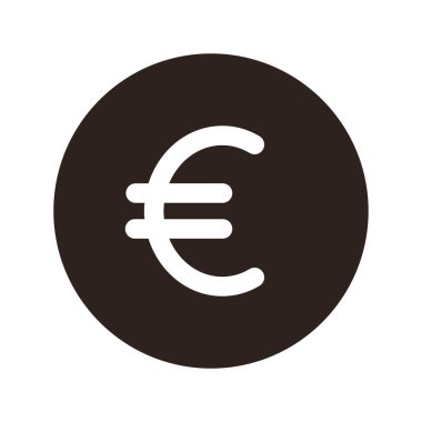 Euro sign. Money vector symbol isolated on white background