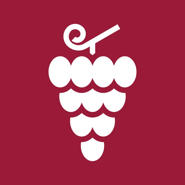 Trauben Symbol Wein Symbol — Stockvektor