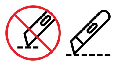 Kesiciyi kullan ve kullanma. Kağıt kesiciyle kes ve açmak için bıçak kullanma..