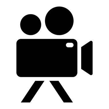 Video simgesi. Video kamera işareti. Kamera simgesi. Film simgesi