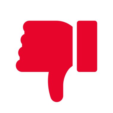 Sembolden nefret ediyorum. İkonları işaretle. Kutsanmış jestlerden nefret ederim. Sosyal medya düğmesi beyaz arkaplanda izole edildi.