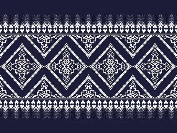 Geometrik etnik örgü modeli geleneksel arka plan, halı, duvar kağıdı, giysi, ambalaj, Batik, kumaş, sarong, Vektör illüstrasyon nakış tarzı.