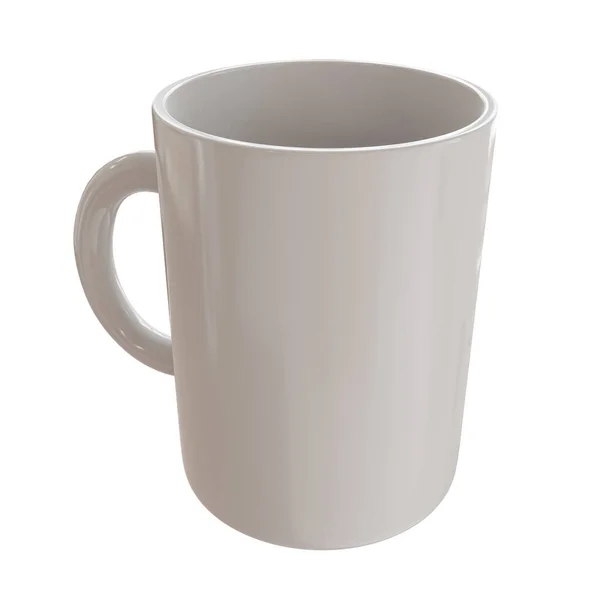 Mug Isolated White Background Illustration — Stock Photo, Image