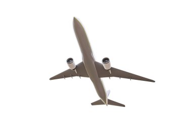 airplane isolated on white background 3d illustration