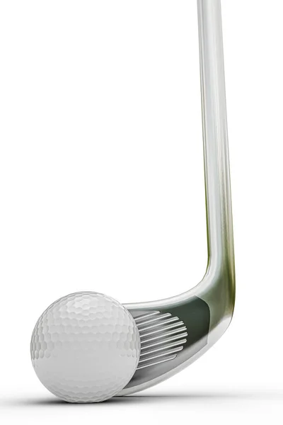 Golf Club Isolated White Background Illustration — Photo