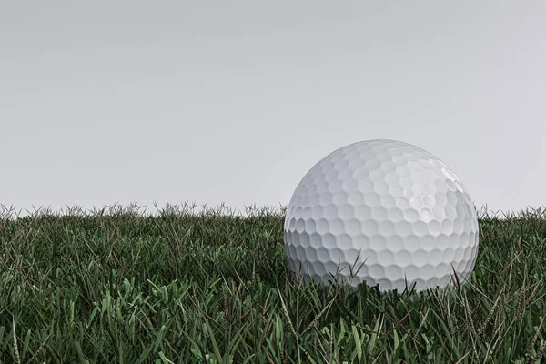 Golf Ball Green Grass Illustration — Foto Stock