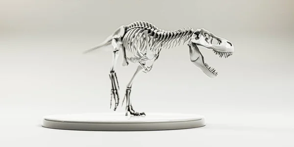 Tyrannosaurus Rex Izolované Bílém Pozadí Ilustrace — Stock fotografie