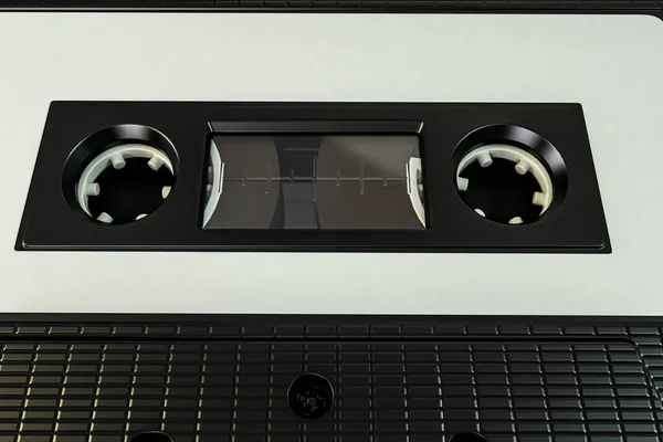 Oude Cassette Tape Close Illustratie — Stockfoto