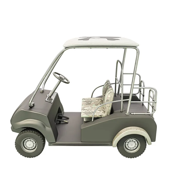 Golf Cart Isolated White Background Illustration — Stock Photo, Image