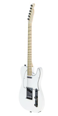 electric guitar isolated on white background 3d illustration 