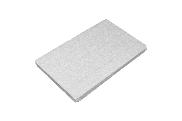 Foam board isolated on white background.