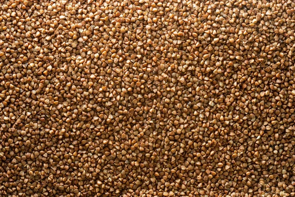 Top View Buckwheat Grain Uncooked Buckwheat Porridge Top View — Stock Photo, Image