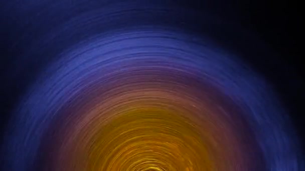 Abstrakcyjny Wir Tornada Lub Czarnej Dziury Ciepłym Środkiem Zimnymi Krawędziami — Wideo stockowe
