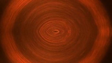 Hipnotik eşmerkezli, soyut turuncu girdap deseni. Sıcak tonlarda simetrik girdap tasarımı.