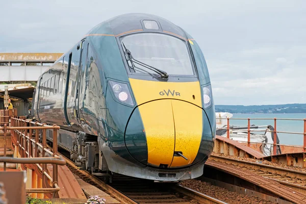 Dawlish Ngiltere Mayıs 2022 Şehirlerarası Bir Western Demiryolu Yolcu Treni — Stok fotoğraf