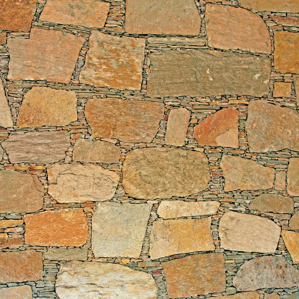 Деталь Традиционной Каменной Стены Раджастхане Индия — стоковое фото