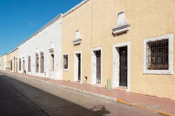 Древние Дома Дороги Монахов Вальядолид Юкатан — стоковое фото