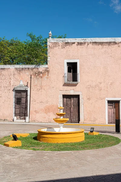 Casas Antiguas Del Camino Los Frailes Valladolid Yucatán — Foto de Stock
