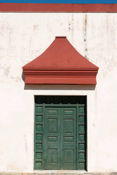 Stare Drzwi Drodze Braci Valladolid Jukatan Meksyk — Zdjęcie stockowe
