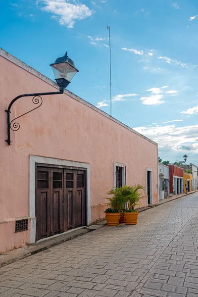 Oude Huizen Van Weg Van Broeders Valladolid Yucatan — Stockfoto