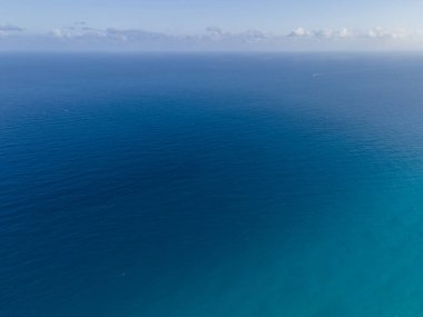 Meksika 'da bulunan Cancun Denizi' nin insansız hava aracı görüntüsü