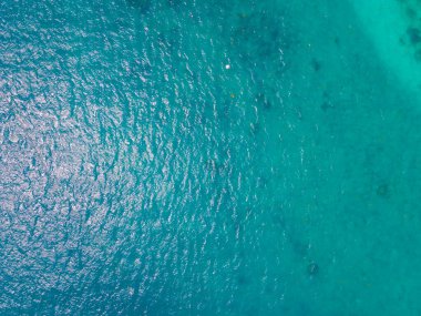 Puerto Morelos, Meksika 'nın insansız hava aracı görüntüsü