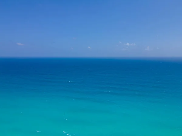 Vista Aérea Del Mar Caribe Cancún México —  Fotos de Stock