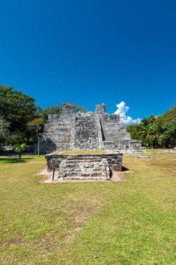 Antik Maya bölgesi El Meco, Cancun, Meksika