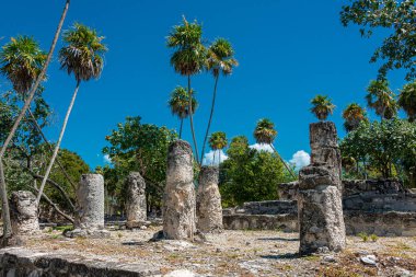Antik Maya bölgesi El Meco, Cancun, Meksika