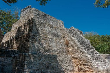 Antik Maya bölgesi El Meco, Cancun, Meksika