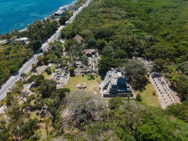 El Meco, Cancun, Meksika insansız hava aracı görüntüsü