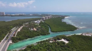 Punta Nizuc, Cancun, Meksika Hava Görüntüsü
