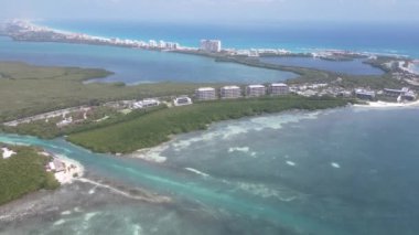 Punta Nizuc, Cancun, Meksika Hava Görüntüsü