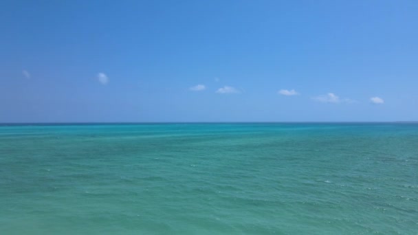 Αεροφωτογραφία Της Μεξικάνικης Καραϊβικής Θάλασσας — Αρχείο Βίντεο