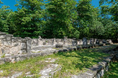 San Miguelito antik Maya arkeolojik alanı Cancun, Meksika
