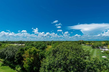 Playa del Carmen, Meksika 'daki golf sahasında.