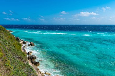 Punta Sur 'dan okyanus manzaralı Isla Mujeres