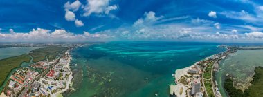 Cancun Otel Bölgesi, Meksika İHA görüntüsü