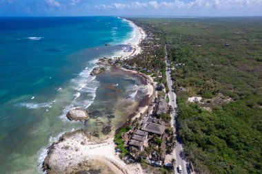 Boca Paila, Tulum 'un İHA görüntüsü