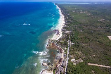 Boca Paila, Tulum 'un İHA görüntüsü