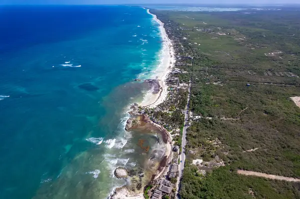 Boca Paila, Tulum 'un İHA görüntüsü