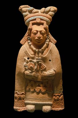 Siyah arkaplan ile izole edilmiş Maya biblosu