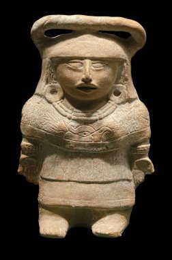 Siyah arkaplan ile izole edilmiş Maya biblosu