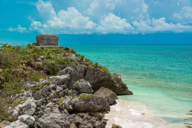 Meksika 'daki Tulum' un arkardiyolojik alanı