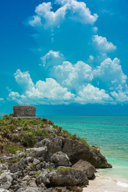 Meksika 'daki Tulum' un arkardiyolojik alanı