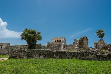Meksika 'daki Tulum' un arkardiyolojik alanı